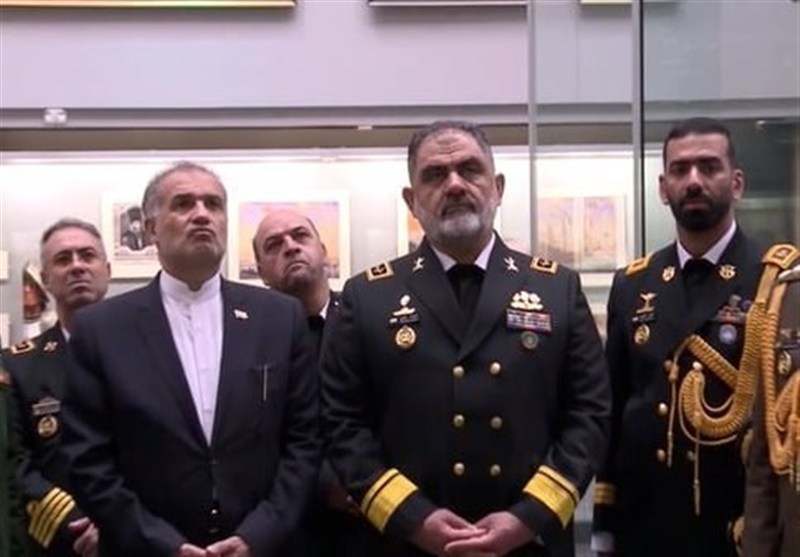  بازدید فرمانده نیروی دریایی ارتش ایران از موزه دریایی ارتش روسیه